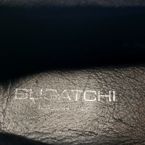 Bugatchi Black Suede Driving Shoes Size 8.5 Moccasins Tie Front Loafers - Picture 2 of 13